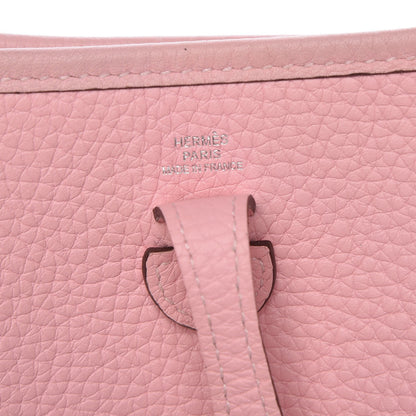 Hermes Taurillon Clemence Evelyne TPM Rose Sakura 7 of 9