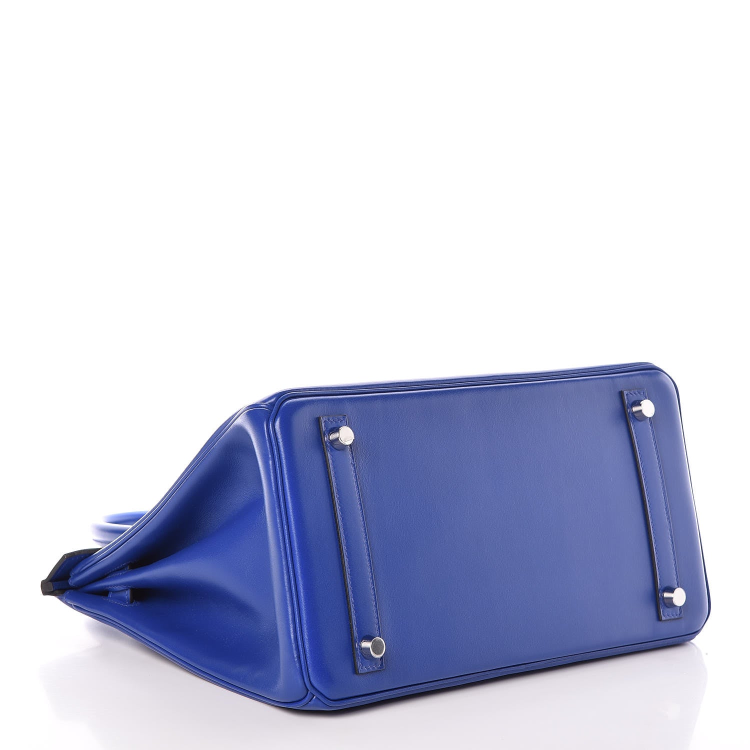 Hermes Tadelakt Birkin 30 Bleu Electrique 5 of 35