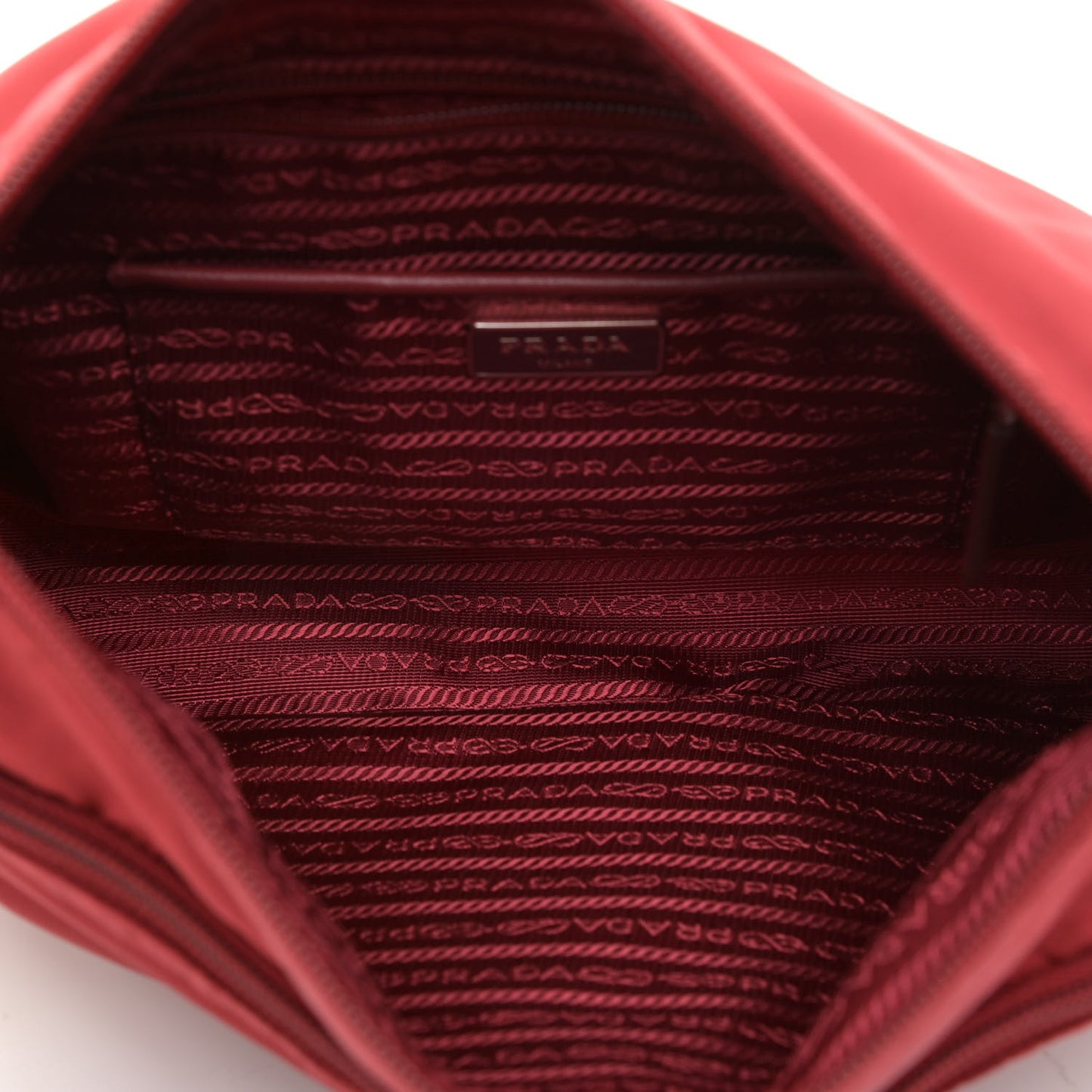 Nylon Vela Messenger Bag Fuoco