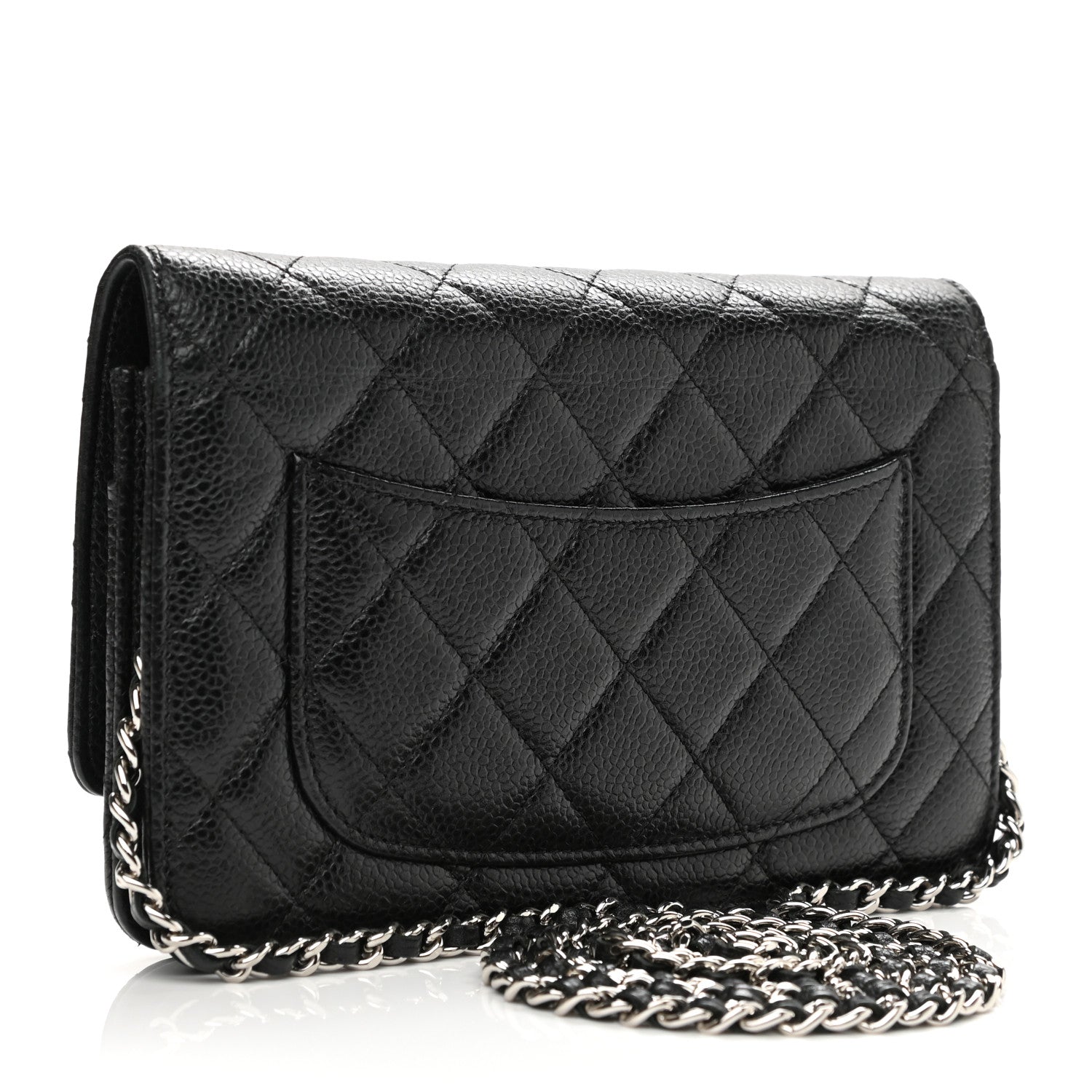 Chanel Caviar Quilted Wallet On Chain WOC Black 3 of 13
