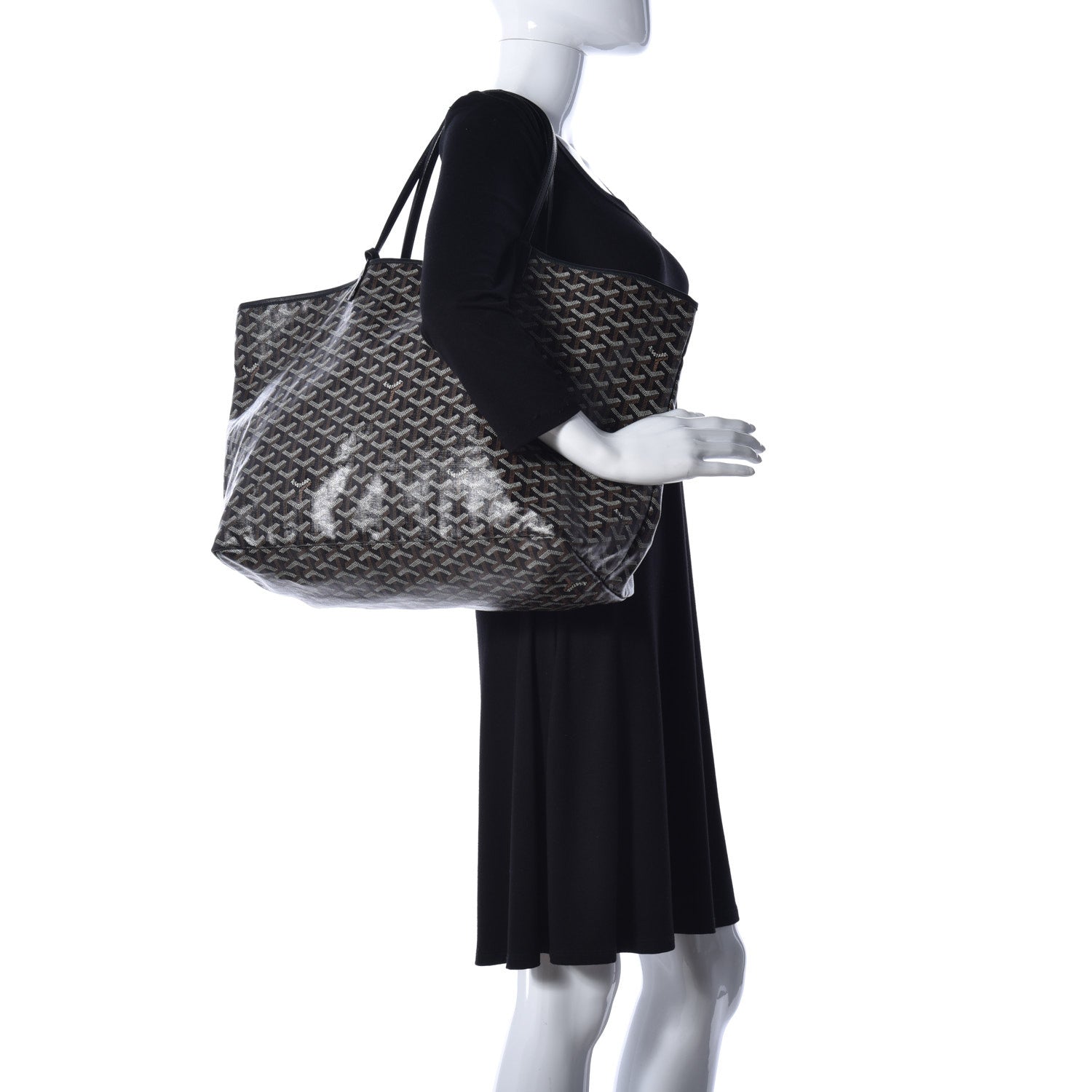 Goyard Goyardine Saint Louis GM Black 2 of 8
