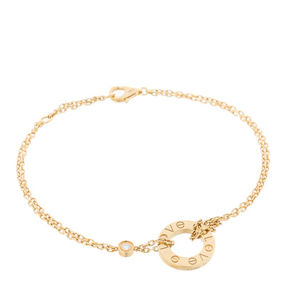 Cartier 18K Yellow Gold Diamond LOVE Bracelet 1 of 4