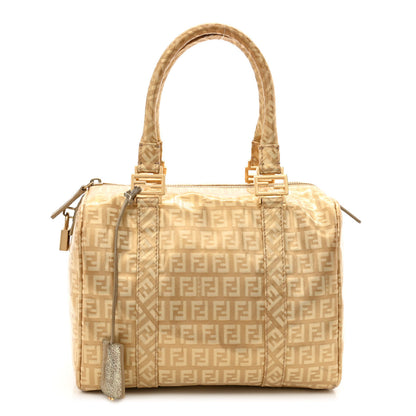 Fendi Zucchino Spalmati Small Forever Boston Gold 1 of 11