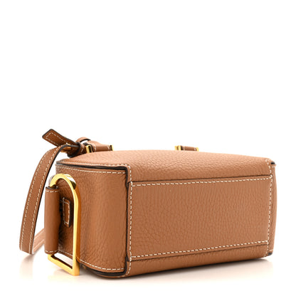 Delvaux Taurillon Soft Nano Cool Box Satchel Vegetal Ivory 4 of 9