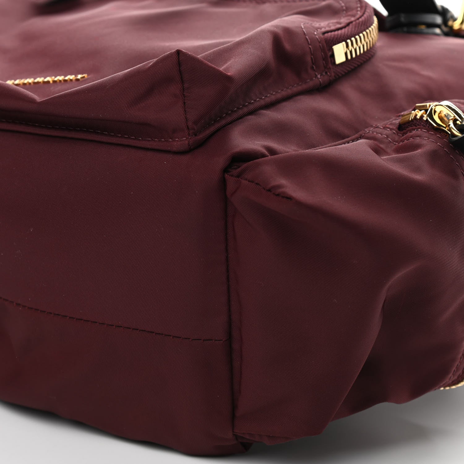 Burberry Nylon Medium Rucksack Backpack Burgundy Red 9 of 10