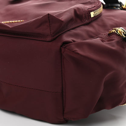 Burberry Nylon Medium Rucksack Backpack Burgundy Red 9 of 10