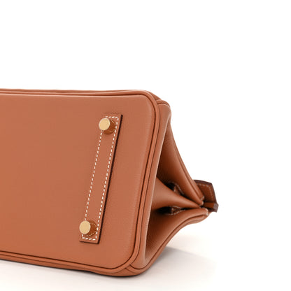Hermes Evercolor Shoulder Birkin Light 29 Gold 9 of 10