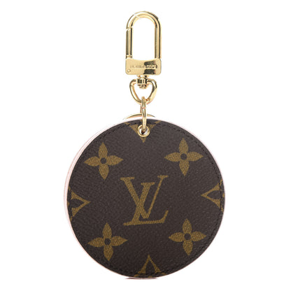 Louis Vuitton Monogram LV Mirror Bag Charm Key Holder Rose Ballerine 1 of 6
