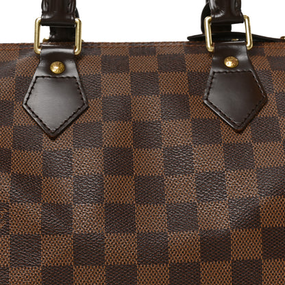 Louis Vuitton Damier Ebene Speedy 25 7 of 9