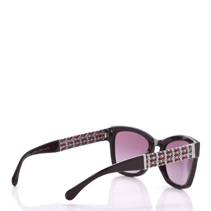 Chanel Square Chain Sunglasses 5362-Q-A Burgundy 4 of 10