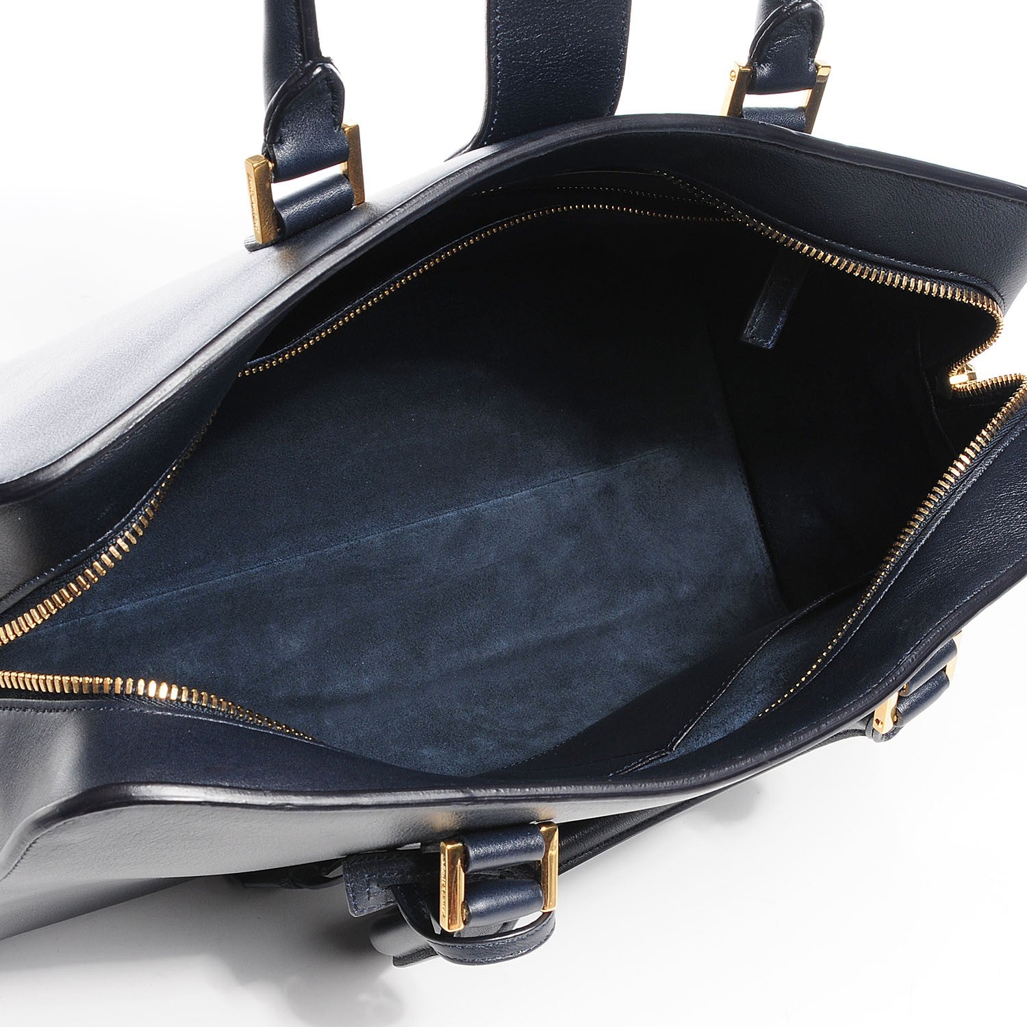 Saint Laurent Smooth Calfskin Medium Monogram Cabas Black 5 of 11