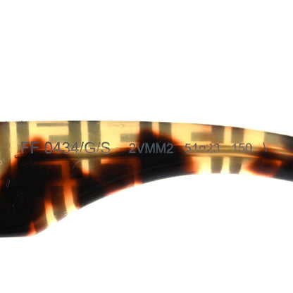 Fendi Acetate FF 53mm Sunglasses 0434/G/S Tortoise 7 of 8