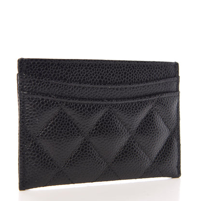 Chanel Caviar Quilted Card Holder Black 3 of 9
