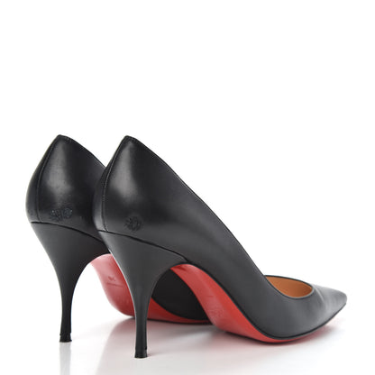 Christian Louboutin Nappa Shiny Pigalle 85 Pumps 38 Black 4 of 11