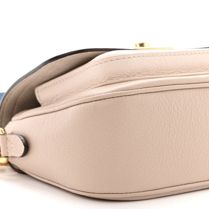 Louis Vuitton Grained Calfskin Lockme Tender Greige 8 of 10