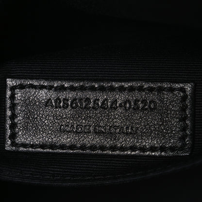 Saint Laurent Calfskin Matelasse Monogram Monochrome Lou Camera Bag Black 7 of 12