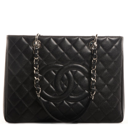 Chanel Caviar Grand Shopping Tote GST Black 1 of 9