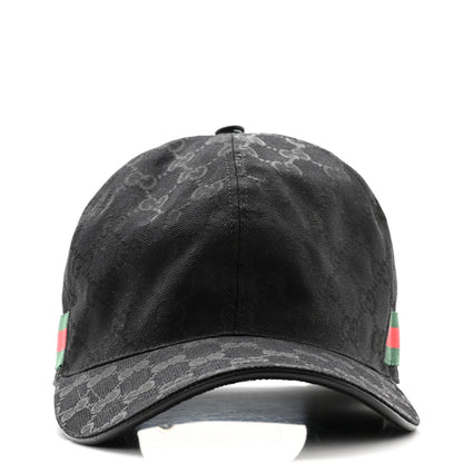 Gucci Monogram Web Baseball Hat M Black 3 of 9