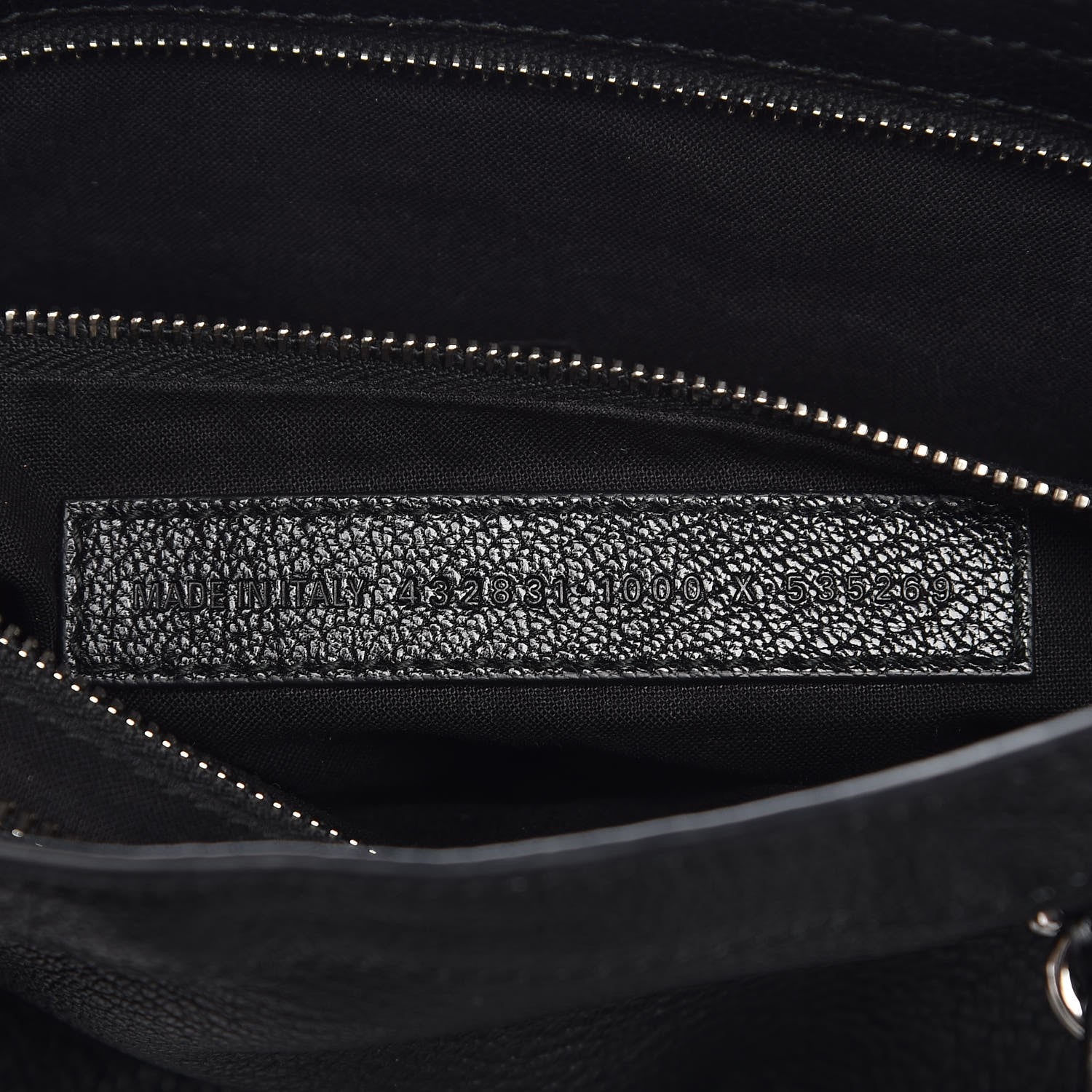 Balenciaga Chevre Silver Metallic Edge Hardware S City Black 8 of 8