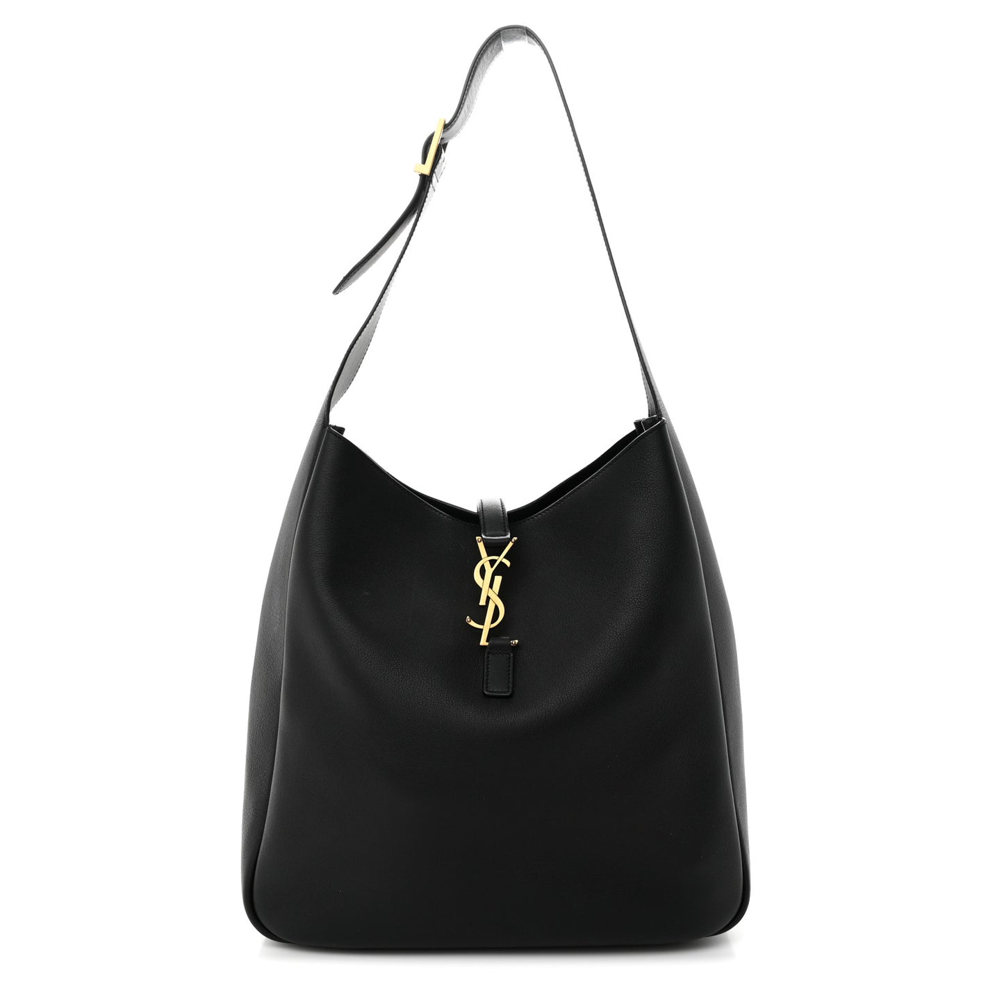 Smooth Calfskin Large Le 5 A 7 Soft Hobo Black