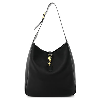 Saint Laurent Smooth Calfskin Large Le 5 A 7 Soft Hobo Black 1 of 13