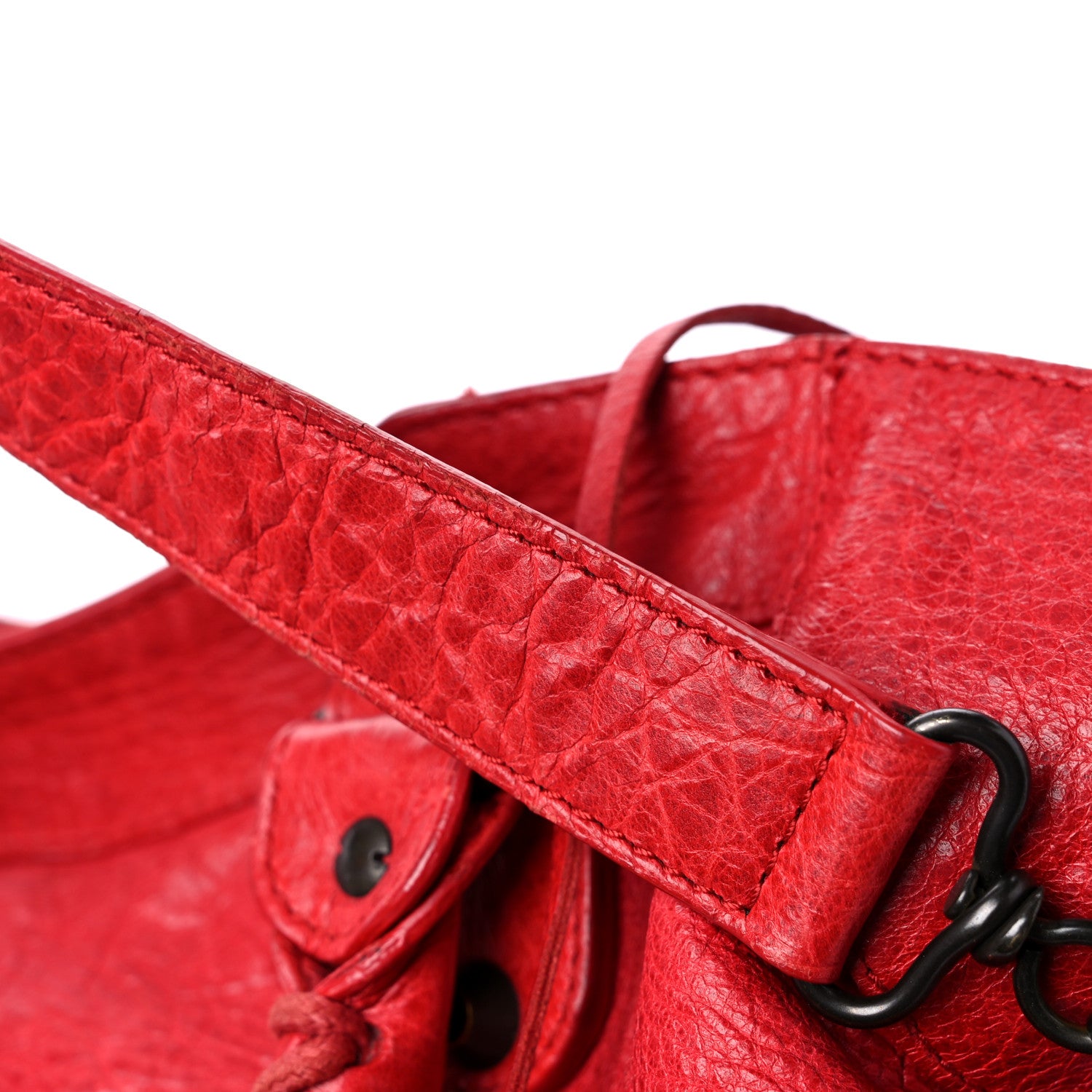 Balenciaga Agneau Classic Hardware Part Time Rouge Coquelicot 28 of 28