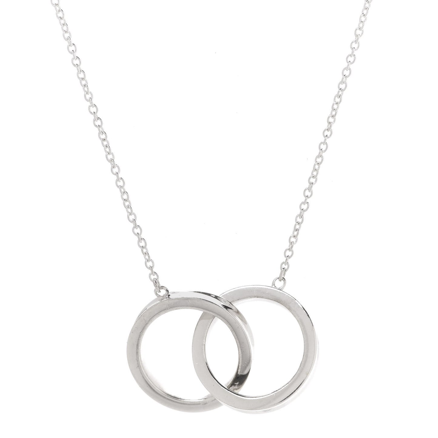 Sterling Silver 1837 Interlocking Circles Pendant Necklace