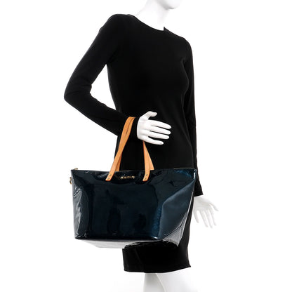 Louis Vuitton Vernis Bellevue GM Blue Nuit 2 of 10