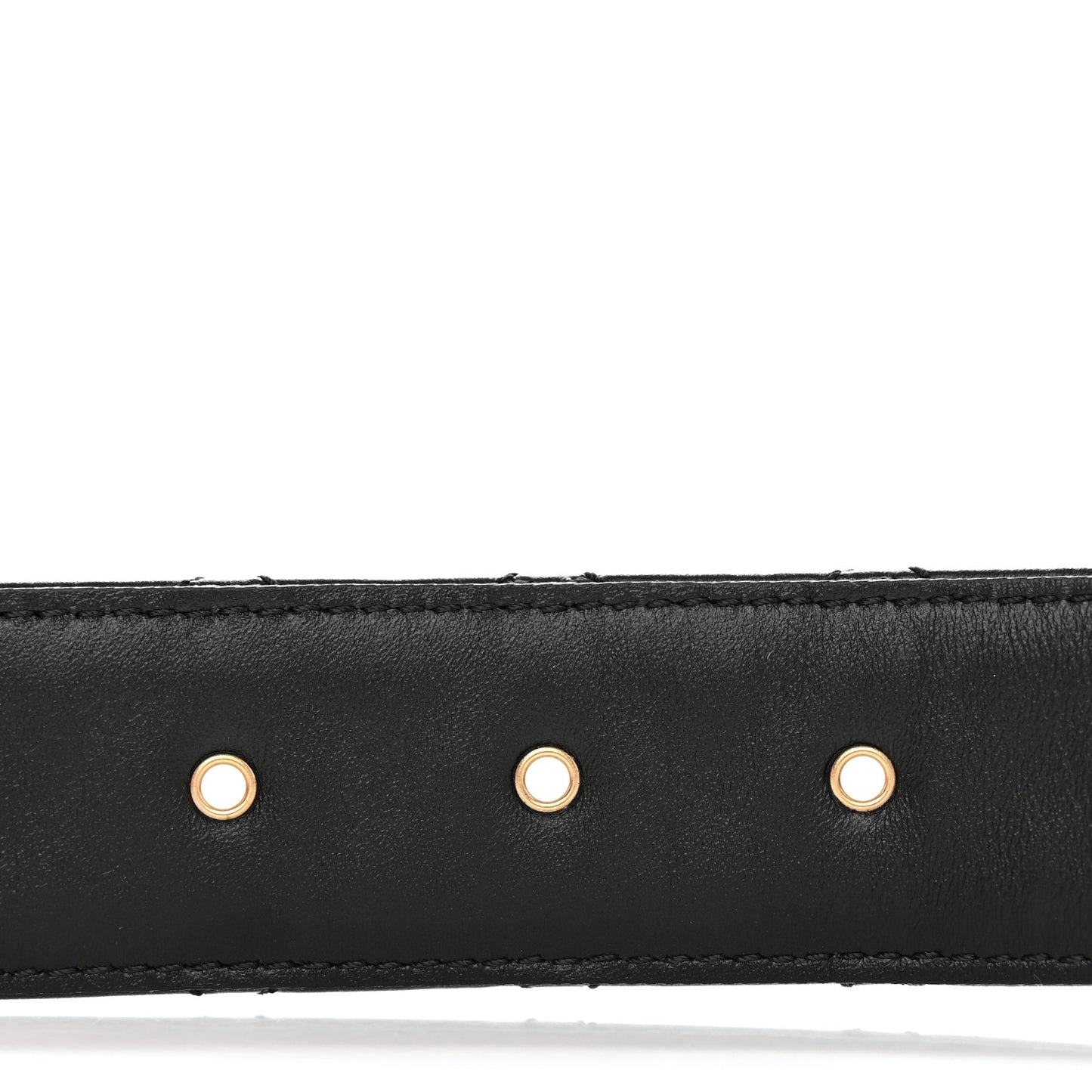 Lambskin Quilted CC Chain Belt 80 32 Black