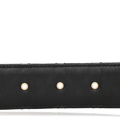 Chanel Lambskin Quilted CC Chain Belt 80 32 Black 6 of 7