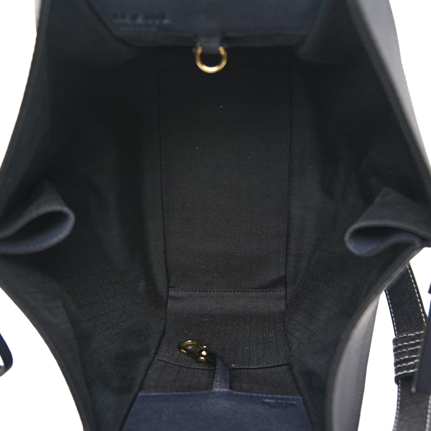 Calfskin Small Hammock Shoulder Bag Midnight Blue Black