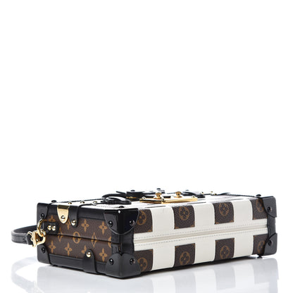 Louis Vuitton Monogram Tressage Petite Malle Creme 4 of 9
