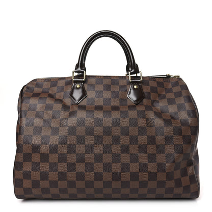 Louis Vuitton Damier Ebene Speedy 35 1 of 9