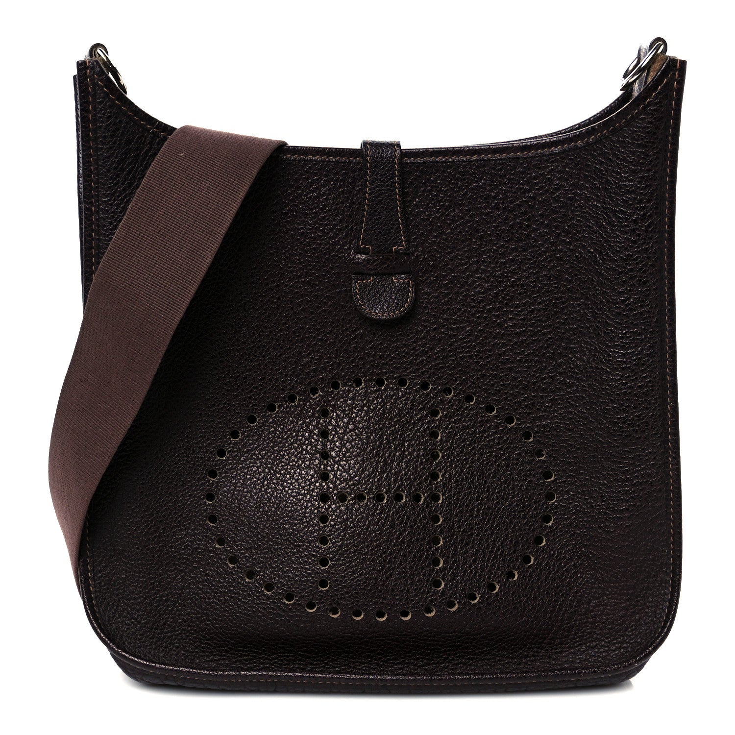 Hermes Fjord Evelyne GM Chocolate 1 of 10