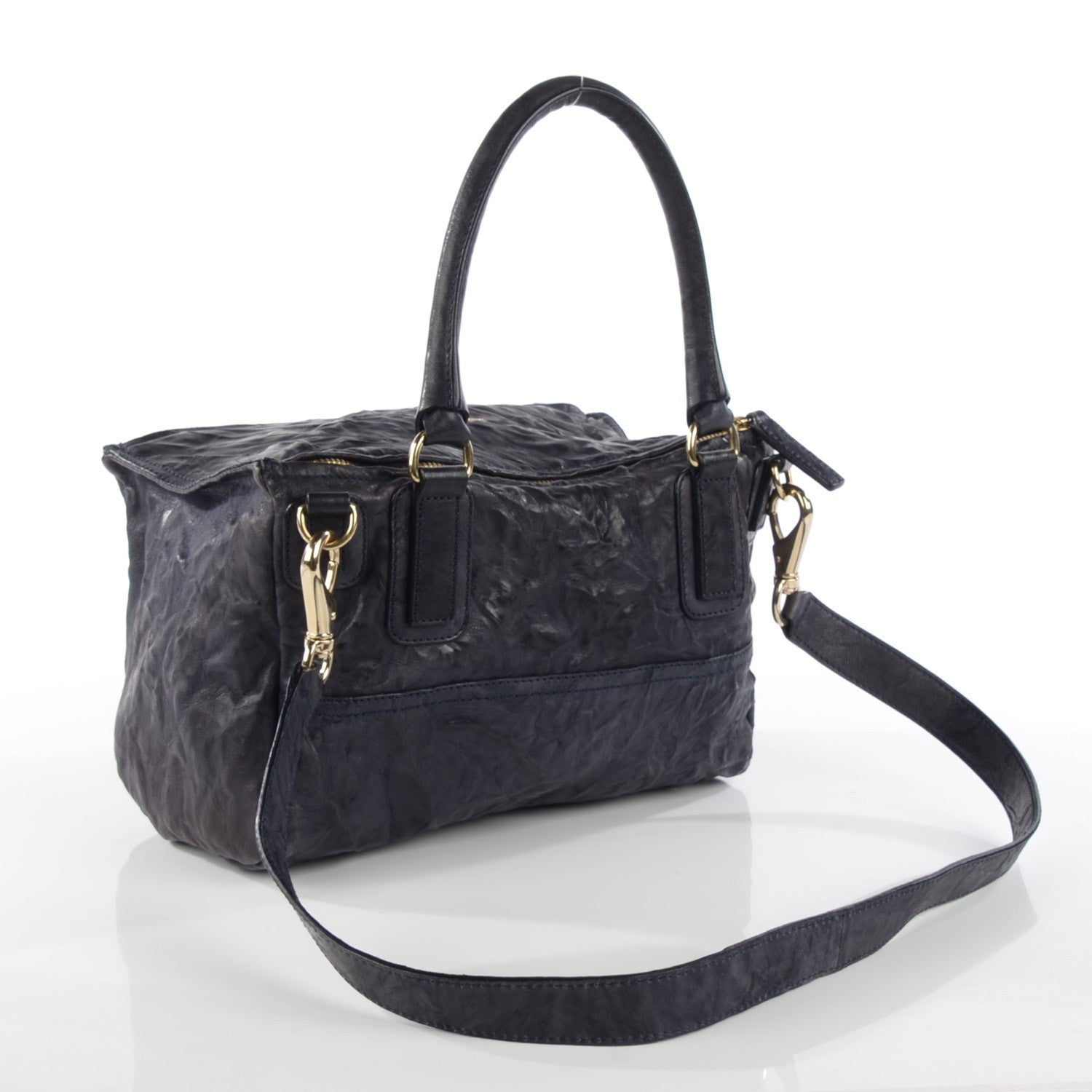 Givenchy Tumbled Sheepskin Medium Pandora Navy 3 of 7