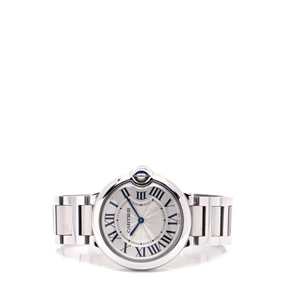 Cartier Stainless Steel 33mm Ballon Bleu De Cartier Quartz Watch 2 of 6