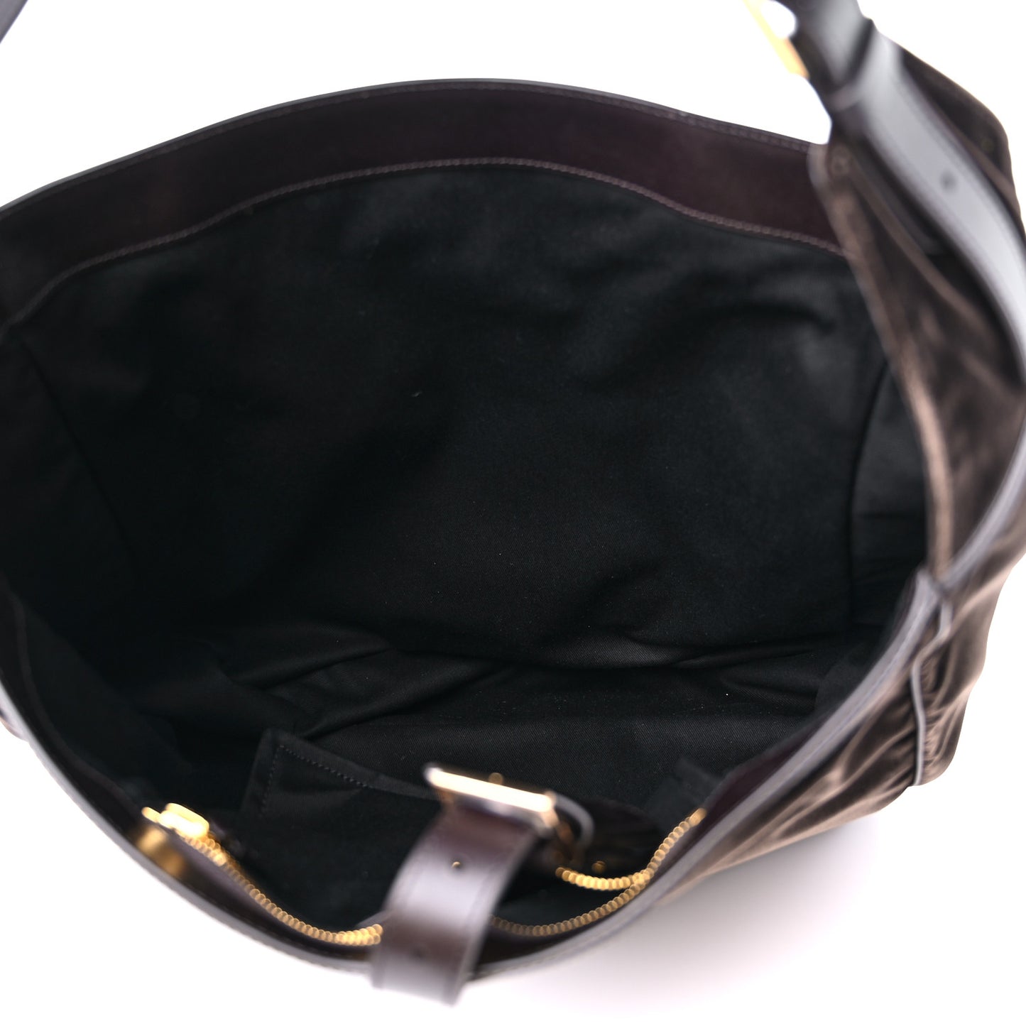 Velvet Calfskin Tote Bag Black