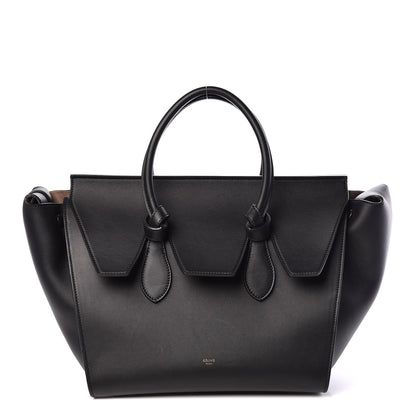 Celine Smooth Calfskin Small Tie Knot Tote Black 1 of 11