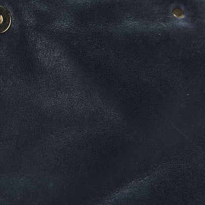 Louis Vuitton Lambskin Malletage Pochette Flap Black 10 of 14