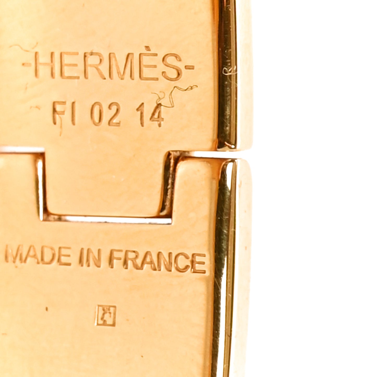 Matte Enamel Narrow Clic Clac HH Bracelet T4 Etain