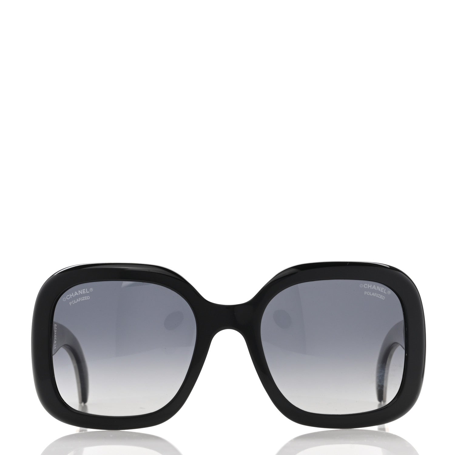 Chanel Stingray Polarized CC Sunglasses 5272-Q Black 2 of 8