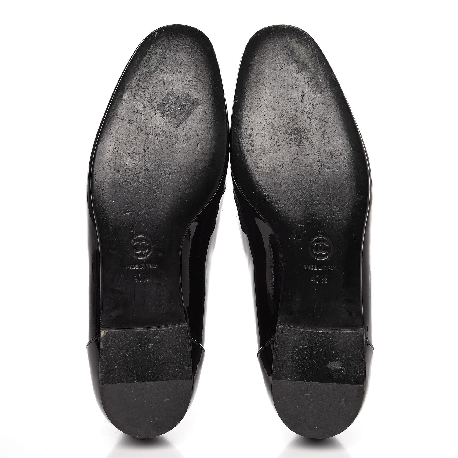 Chanel Patent CC Loafers 40.5 Black 5 of 10
