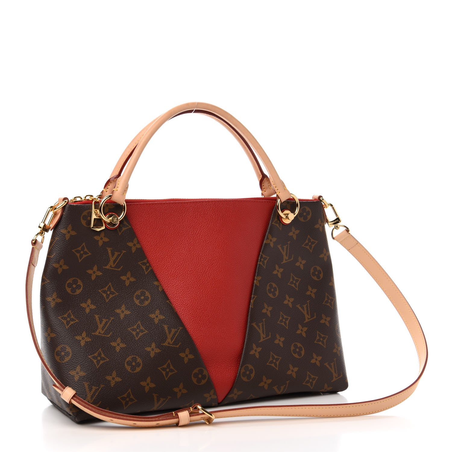 Louis Vuitton Monogram V Tote MM Cherry 3 of 10