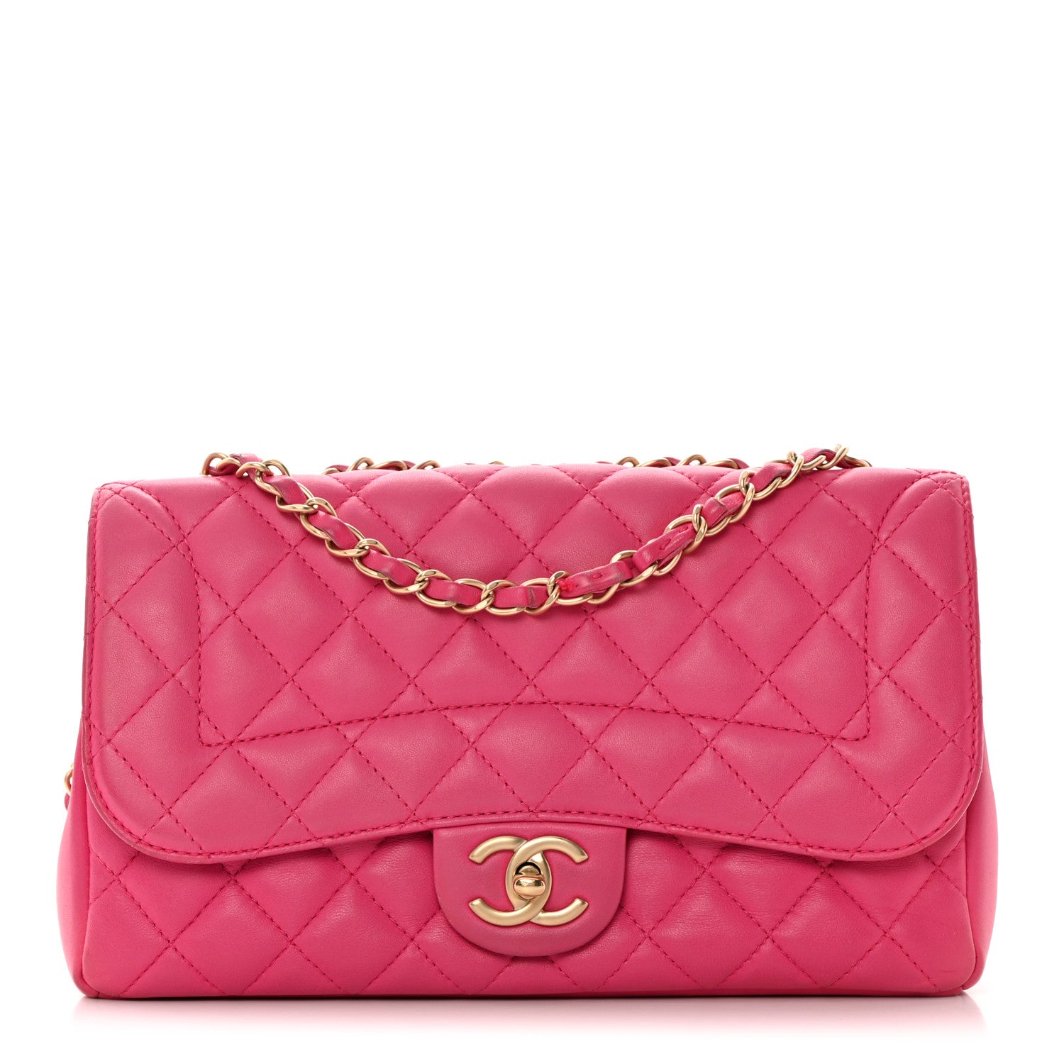 Chanel Lambskin Quilted Medium Mademoiselle Chic Flap Pink 1 of 17