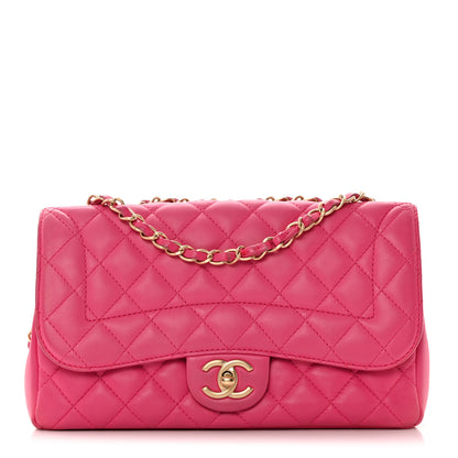 Chanel Lambskin Quilted Medium Mademoiselle Chic Flap Pink 1 of 17
