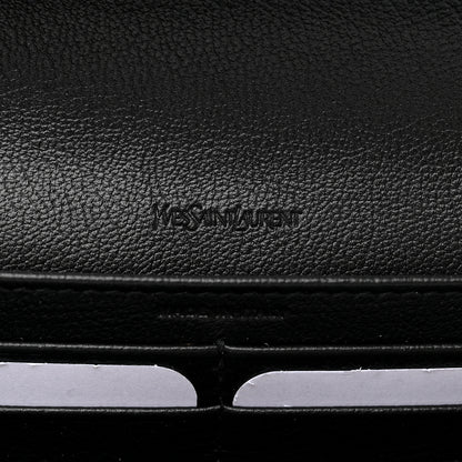 Saint Laurent Chevre Belle De Jour Flap Wallet Black 7 of 8