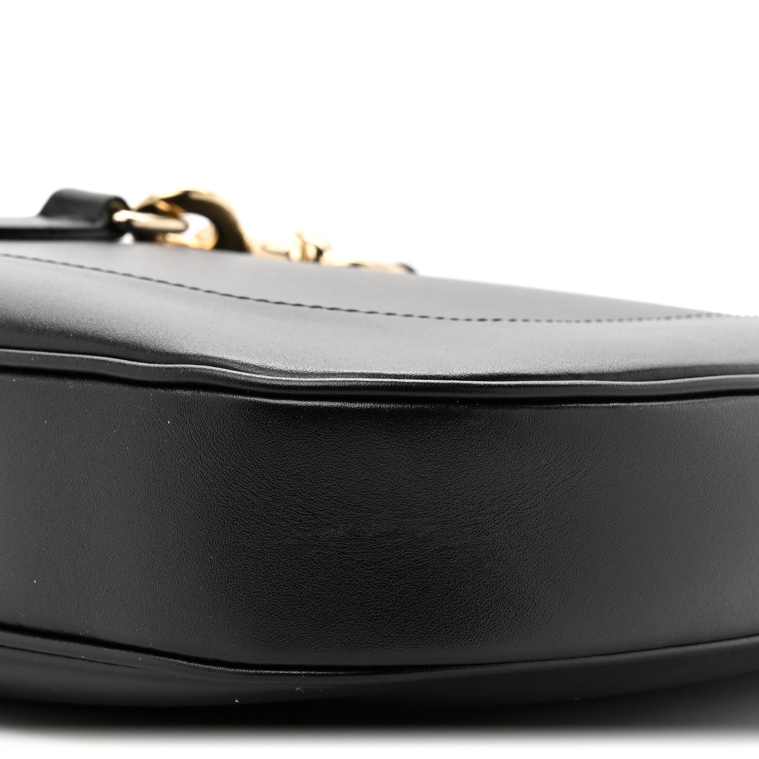 Gucci Ancora Calfskin Medium Jackie Shoulder Bag Black 9 of 10