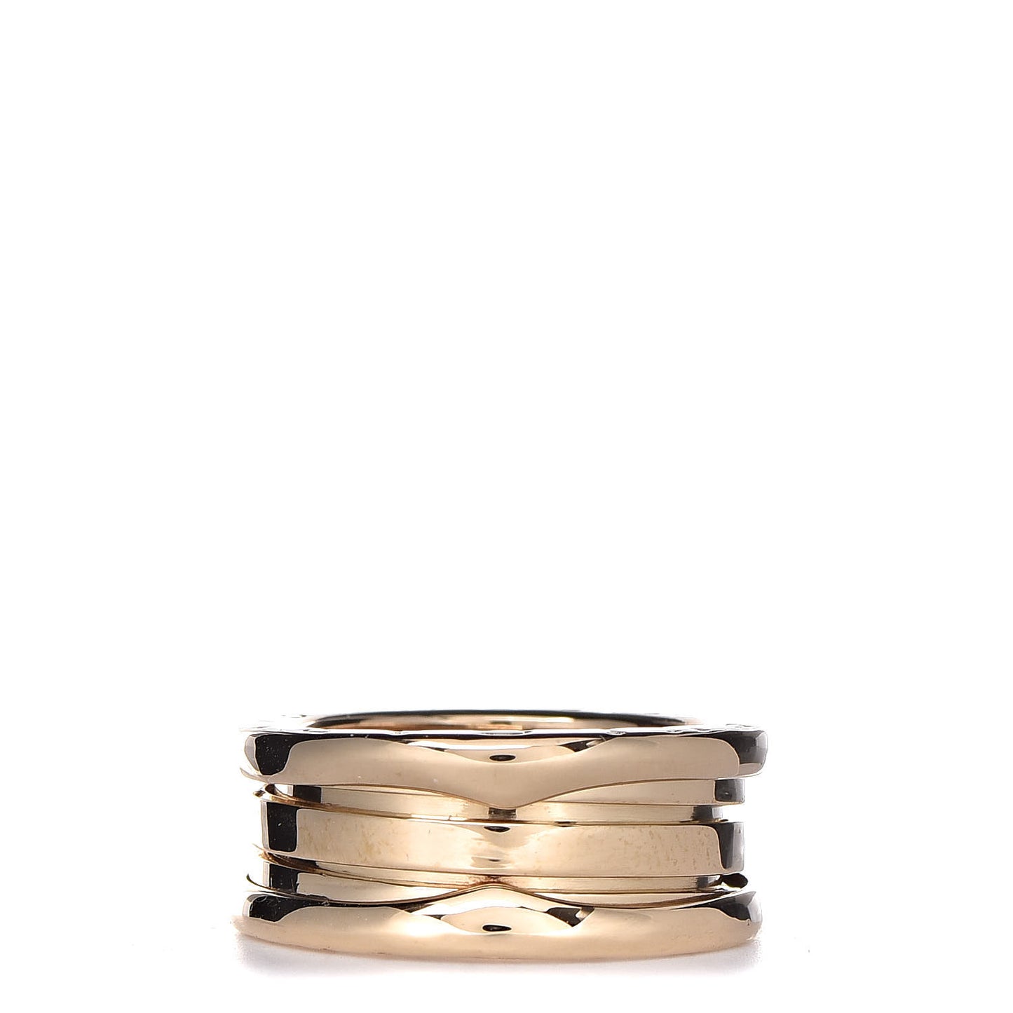 18K Yellow Gold B.Zero1 Two-Band Ring 49 4.75