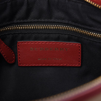 Burberry Horseferry Check Small Chichester Crossbody Clutch Bag Parade Red 8 of 12
