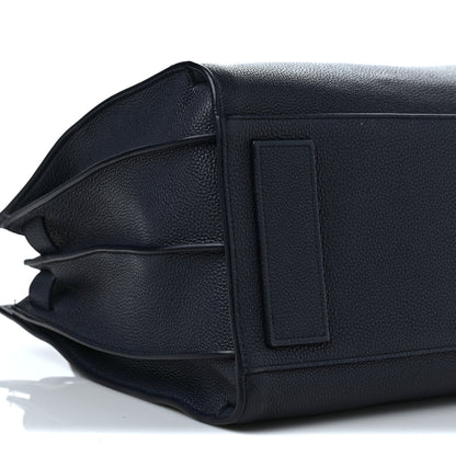 Saint Laurent Grained Calfskin Medium Souple Sac De Jour Navy 8 of 10